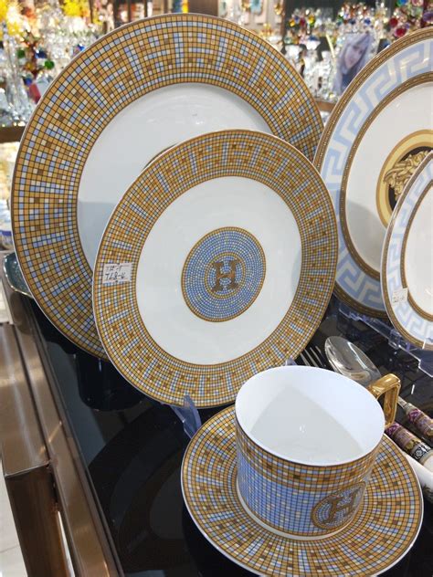 hermes tea set price|hermes plates dinnerware sets.